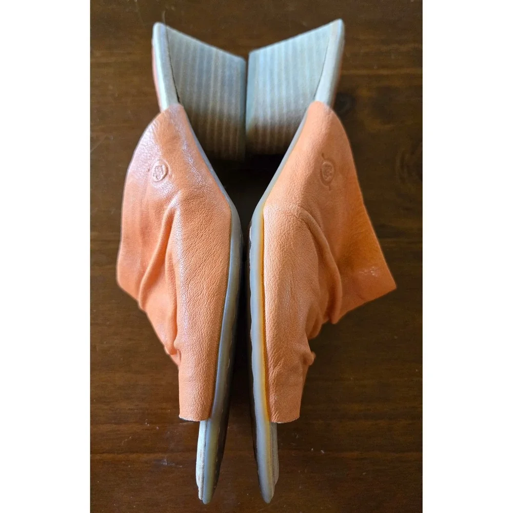 Born orange leather